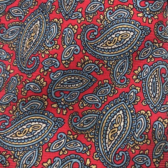 VTG Marshall Field’s Store for men Slim Silk Tie Paisley Pattern - Picture 4 of 6